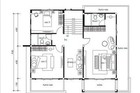 Custom House Home Building Plan 4 Bedroom 3 Bathroom With Garage   Cad File