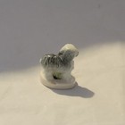 Pretty French Porcelain Dog Miniature Old English Sheepdog Feve Le Bobtail