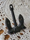 Vintage Cast Iron Nautical Ocean Ship Boat Anchor Paperweight