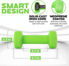 Neoprene Coated Dumbbell Hand Weight Sets Of 2 - Multiple Weight Options With 15