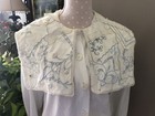 Vtg 80s Cottagecore Victorian Edwardian Diana Lace Big Collar Top Blouse Small