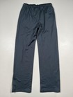 Under Armour Pants Girls Large Gray Coldgear Track Athletic Logo Pink Piping