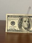 Vintage 1999  100 Dollar Bill Federal Reserve Note -  bk  Bk01683471a