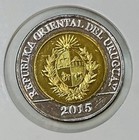 2015 Uruguay 10 Pesos Km 134 Big Cat Coin Puma Cougar Jaguar Wildlife Unc
