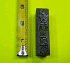 Vtg Kitchen Cookware Appliance Letterpress Print Type Ornament Cut Stamp Block