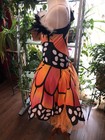 Curtain Call Butterfly Dance Costume Monarch Yellow orange Tutu- Sz Youth Medium