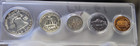 1961 Us Silver Proof Set Nice Coins Clear Case  