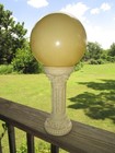 Unique   Rare Vintage Mid Century Modern Plastic Greek Columns Lamp