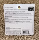 Safety 1st Baby On Board Yellow Sign For Window With Suction Cups