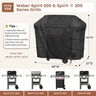 7138 48  Bbq Gas Grill Cover For Weber Spirit Ii 200 E210 Waterproof Heavy Duty