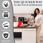 3pcs Silicone Bowl Liners silicone Bowl Insert Aid For Kitchen Mixer Aid 5 Qt