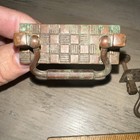 Pair Antique Drawer Pulls Brass Copper  Nice Patina   Design 
