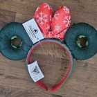 Wreath Bow Minnie Ears Christmas Holiday Disney Parks Mickey Mouse Headband