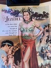 Sins Of Jezebel Lobby Insert Poster 1953 Paulette Goddard George Nader  36x14