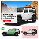 Running Boards For 2007-2018 Jeep Wrangler Jk 4 Door Drop Side Step Nerf Bars