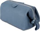 Large Premium Leather Toiletry Bag For Women And Men  Travel Utility Dopp Kit