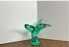 Design By Crea Milano Murano Glass Green Hummingbird Figurine Made In Italy