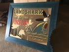     new Landshark Lager  fins Up   Margaritaville Mirror Beer Sign Pub Bar