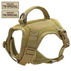 Tactical Cat Harness   Leash Escape Proof Soft Adjustable Vest Breathable Free