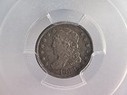 1833 Capped Bust Half Dime  H10c H10 Toned Pcgs Au 55 Looks Nicer