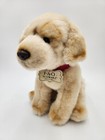Fao Schwarz 10  Labrador Golden Retriever Puppy Plush Dog Sitting Stuffed 2018