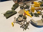 Vintage 1977 Marx Navarone Giant Playset Wwii Battle In Damaged Box Rare