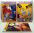 6 Frame Tray Puzzles Lot Mickey Mouse Club Zoo Train Pete s Dragon Postman Ernie