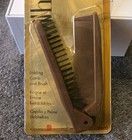 Vintage Wilhold  Folding Comb And Brush Combo  Plastic Travel Style  Nos