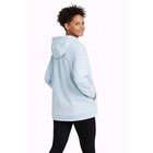 Adidas Womens M Sky Tint Gear Up Climawarm Oversized Track Hoodie Nwt