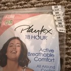 Playtex 36b 4159 black 18 Hour Active Breathable Comfort Wire Free Bra