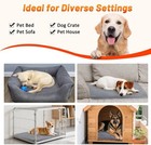 Cat Heating Pad  Waterproof Heated Dog Bed With Small  18x16  Gray 