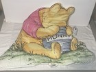 Vtg Disney Classic Winnie The Pooh Baby Crib Bedding 4 Pc Set 1995 Red Calliope