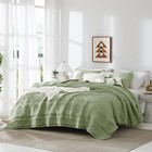  Boho Sage Green Quilts Queen Size Bedding Sets With 2 Pillow Shams  Farmhouse 