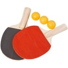 Ping Pong Paddle Set  Table Tennis Set With 3 Balls beginner Table Tennis Racket