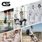 Cs Celersport 3 Pairs Compression Socks For Men And Women 20-30 Mmhg Running    