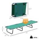 Patio Foldable Chaise Lounge Chair Outdoor Camping Cot Sun Recliner Beach Pool