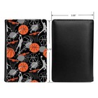 Pu Leather Passport Holder Travel Wallet Rfid Blocking Card Case Cover Black