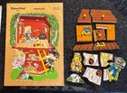 Vintage 1976 Fisher Price Pick Up   Peek 518 Treehouse 13 Piece Wood Puzzle