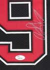 Dennis Rodman Autographed Framed Black Chicago Bulls Jersey Auto Jsa Coa