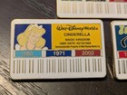 Lot Of 5 Disney World Cast Member Id Badge Pin Cinderella  Goofy  Pluto  Simba
