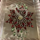 Hallmark Keepsake Christmas Ornament  Sparkling Poinsettia 2019  Nib Free Ship  