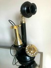 Retro Reproduction Candlestick Telephone Rotary Dial Home Office Decor New