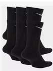 Nike Dri Fit Dry Cushioned Cotton Unisex Crew Socks 6 Pairs Large