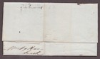 Gb 1851 Stampless Folded Letter From Harbeck In Liverpool To Bottomly In Ny  Usa