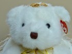 Ty Classic Plush - Divine The Angel Bear  - 2001 Retired W tags
