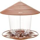 Squirrel-proof Hanging Bird Feeder For Outdoor Wild Bird Seed  Brown