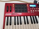 Akai Professional Max49 Usb midi cv Keyboard Controller With Touch Faders Tested