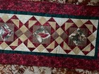 Lg Quilted Christmas Cardinal Themed Runner-19 5x65 -machine Pieced quilted