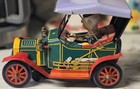 Vintage  Car 1910   Tin Toy Battery Operated 1960 s Japan