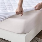 Queen Size Quilted Waterproof Mattress Protector Pad - Soft   Silent Fit 18  Dee